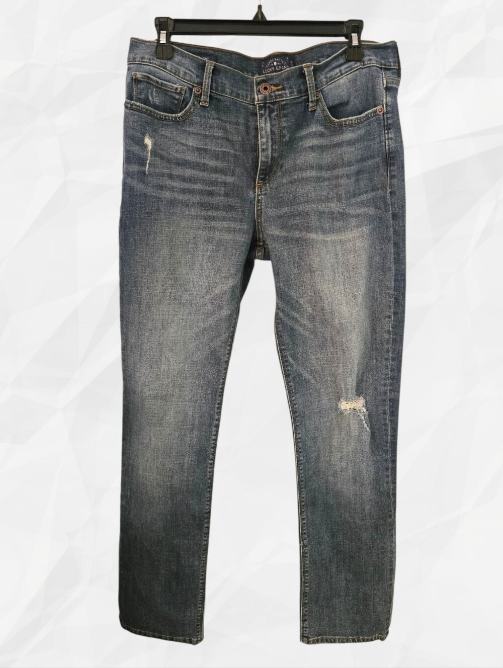 Lucky Brand Distressed Brooke Straight Jeans